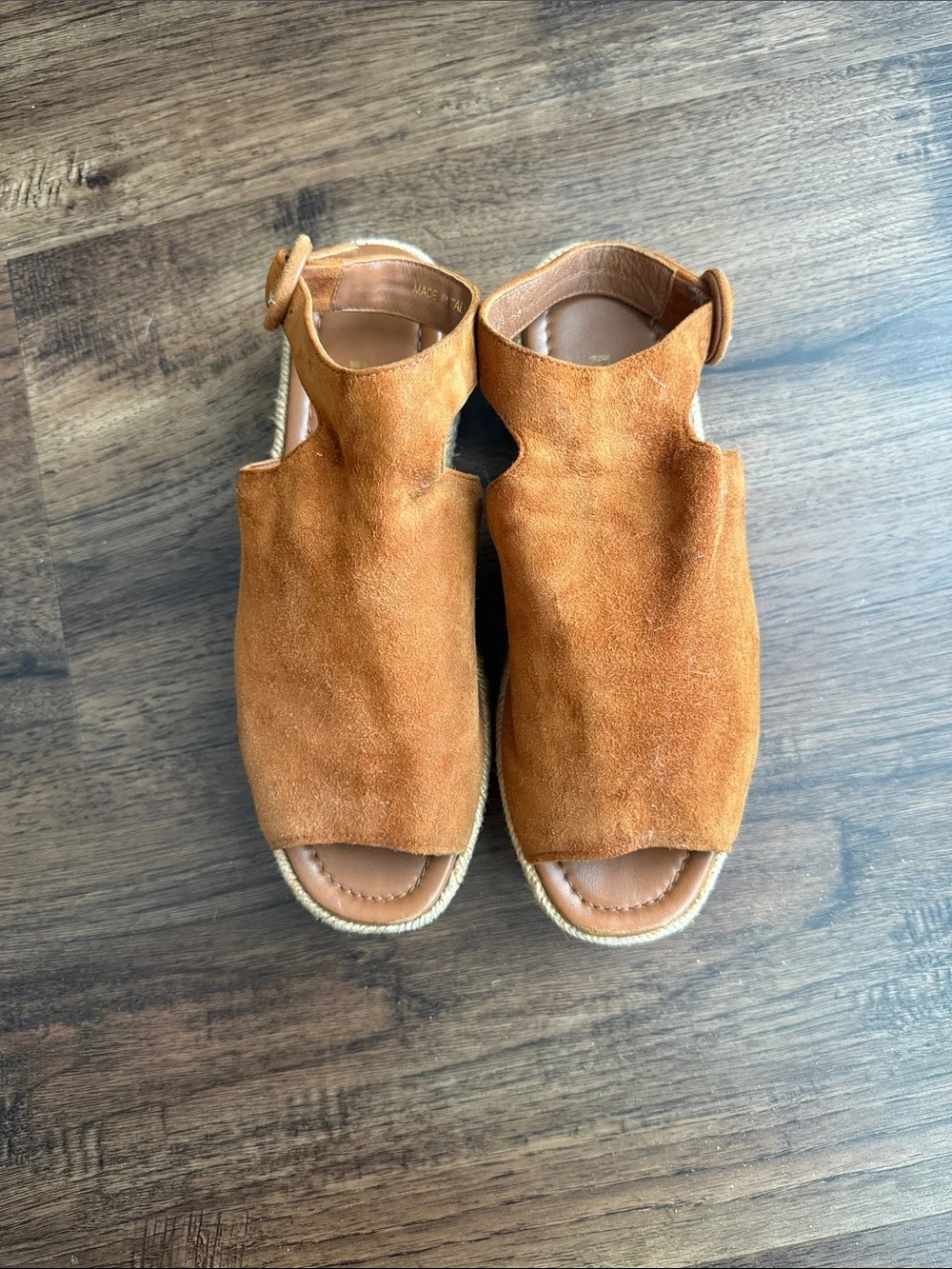 PRADA - Suede Espadrille Sandals